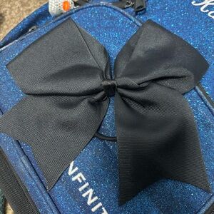 Black Cheer Bow